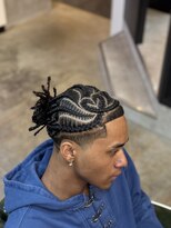 フランクスバーバーリザーブ 人形町店(FRANK’S BARBER RESERVE)&nbsp;デザインコーンロウブレイズ　MB