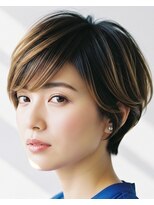 アボヘアー(Abo hair)&nbsp;束感ショート顔周り小顔カットショートボブ簡単スタイリング