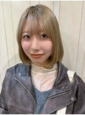 ＊ぱつっとボブ