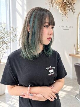 ユイマァル 岡山(YUIMARL) 岡山髪質改善カラー★インナーカラー★レイヤーカット★ブリーチ