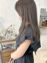 ミント(mint) ☆オリーブグレージュ☆ブリーチなしダブルカラー☆レイヤー