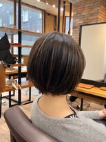 バカンス 八丁堀(BACANCES) 【金杉】ショートボブスタイル
