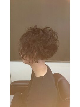 ダブル ヘアー(DOUBLE HAIR) メンズミディアムパーマ