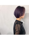 #濃い色バイオレットカラー×ショート
