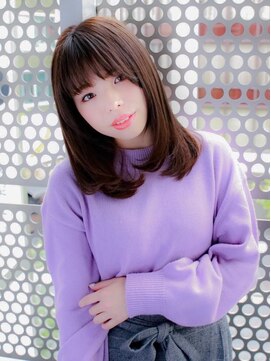 ルティア 池袋(Lutia) 顔まわりレイヤー　ココアブラウン★★