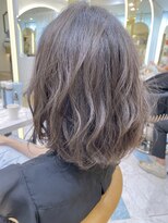 ロンドプランタン 恵比寿(Lond Printemps)&nbsp;柔らか透明感ソフトグレージュ大人ボブ