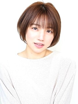 ヘアメイク フレンシア(hair make flencia) バランスの良いひし形ショートボブ