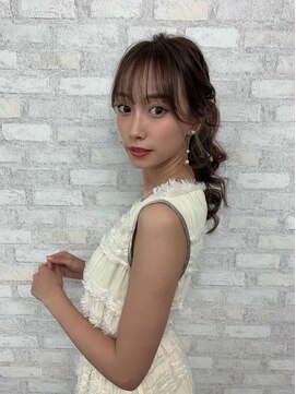 ヘアセット専門店 ナゴミ 池袋店(nagomi) ブライダル/ウェディング/パーティーに！ふわふわポニーテール☆