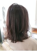 透明感カラー×アクアスパ×トリキュアトリートメント