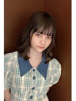 リークフー(Ree cu fuu)&nbsp;10代20代30代40代 ゆるふわボブにシースルーバング　藤沢