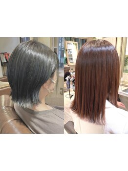 白髪染めは何でもいいなんて思っていませんか？ダメージレスなのに上品な透明感と艶が叶うグレイカラー＊