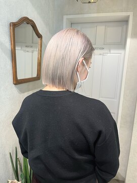 ゼストララ(ZEST Lara) ホワイトミルクティ×韓国ミニボブ【吉祥寺】