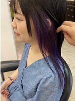 バローチェ(Barouche) 【Barouche/中島綾子】 インナーカラー パープル 堀江