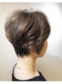 【ハリ・コシ・ツヤコース】レディマ白髪全体染め(ショート)
