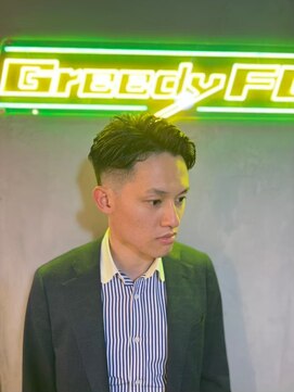 グリーディーフォックス 三軒茶屋(GreedyFOX) 波巻き/マッシュパーマ/ウルフ/ハイライト<理容室>三軒茶屋