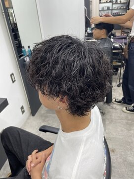 カンゴール サロン トウキョウ セントラル 原宿(KANGOL SALON TOKYO CENTRAL) 波巻きスパイラル ウルフ