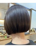 髪質改善/ショート/ショートボブ/白髪ぼかし/白髪染め/縮毛矯正