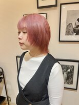 ビーハイブアヴェダ PARCO2店(BEHIVE AVEDA)&nbsp;【yuuna】pink　beige×　wolf
