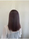 ブリーチオンカラー ピンクガーネット 透け感色持ち◎