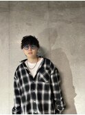 【立川メンズ】ニュアンスセンター波巻き刈り上げマッシュ