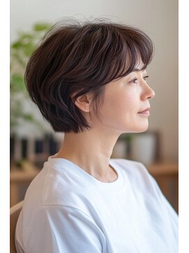 ラクレール 五香 ショートスタイル【松戸#五香#白髪染め#カラー専門店】