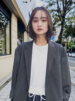 メリケンビューティーパーラー コウベ(MERICAN BEAUTY PARLOR KOBE)&nbsp;似合わせカット小顔シースルー前髪ワンレンネビージュ