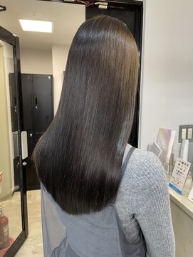 エトラ 渋谷店(etora) ★小顔前髪ワンカールレイヤーカット黒髪ネビージュボブルフ