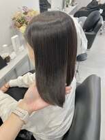 アテ(ate) 20代30代大人かわいいモカブラウンナチュラルストレート
