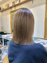 ロンドアベニール 北千住(Lond avenir)&nbsp;ウェーブミディアム似合わせカットメルティカラー縮毛矯正北千住