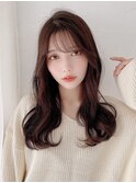 韓国髪質改善レイヤーカットホワイトブロンドワイドバング美髪