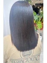 アルファ(Hair Salon alpha) 【大人可愛い×艶感】ベージュ系カラー×縮毛矯正×メテオTR