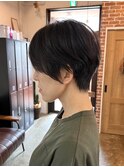 マッシュショートおしゃれ女子ウルフヘア外ハネボブレイヤーボブ
