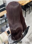 ブリーチなしダブルカラー/ラベンダーカラーローレイヤー/原宿