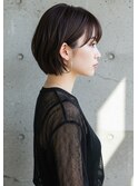 フェザーショート/小顔カット/刈り上げマッシュショート