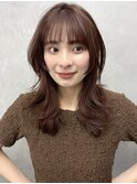 熊本レイヤーカット艶カラーブラウン髪質改善