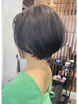 ハーツ(Heart's) 白髪ぼかし/イメチェンヘアスタイル/前髪カタログ/ショートボブ