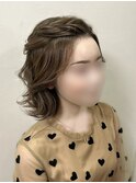 片方あみこみダウン