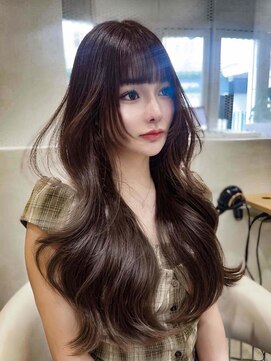 ノエシキカ(noe sikika) ミディアムヘア/暗めカラー/グランマッシュ/栄a50