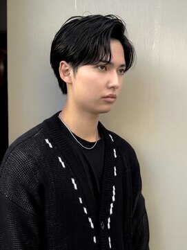 MAKE'S men's 表参道/原宿/メンズカット/メンズパーマ【メイクス メンズ 】 ナチュラルセンターパート