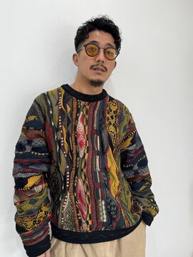 アラレ(ARARE) ツーブロックショート×ミックスパーマ