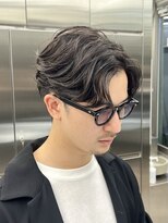 フィフス 仙台(fifth) 仙台メンズパーマルーズパーマセンターパートマッシュウルフ緩め