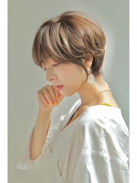 ロンドグロワール 大宮(Lond Gloire) グランマッシュ/オリーブグレー/ショート/ヘイリーボブ/前髪