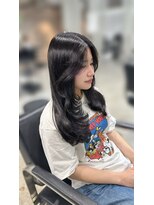 ジュノヘアージャパン 表参道(JUNO HAIR JAPAN)&nbsp;黒髪/クラゲヘアー/オリーブグレー/小顔/ココアベージュ/渋谷