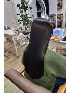 ヘアアトリエ ナイン(hair atelier nine) ヘッドスパ/チェリーレッド/ハイレイヤーウルフ/髪質改善/福島市