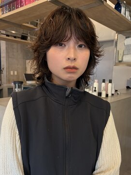 イミ(imi) 大人ボブ/ストレート/グレージュカラー/前髪/髪質改善[登戸]