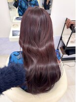 アイトーキョーエス 渋谷(AI TOKYO S)&nbsp;ピンクボルドー/前髪/渋谷/イメチェン/レイヤーカット