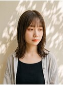 春◎透明感ダークアッシュレイヤーカット大人美人