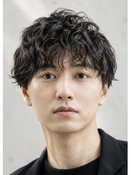ゼンコー アオヤマ(ZENKO Aoyama) 黒髪×マッシュ×ニュアンスパーマ【メンズパーマ表参道渋谷】