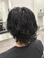 ノイセルヘアー(Noisyle Men's hair)&nbsp;ニュアンスパーマ/ニュアンスウルフ/ダウンバング/梅田/メンズ