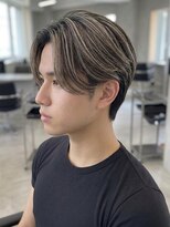グルーミングサロン バーバー キャッスル 北浦和西口(Grooming salon Barber Castle)&nbsp;学生アッシュブラウンセンター分けスマートマッシュ10代20代p1